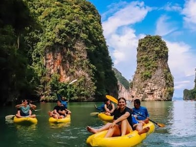 From Phuket: John Gray's Hong by Starlight Kayak Tour with Transfers